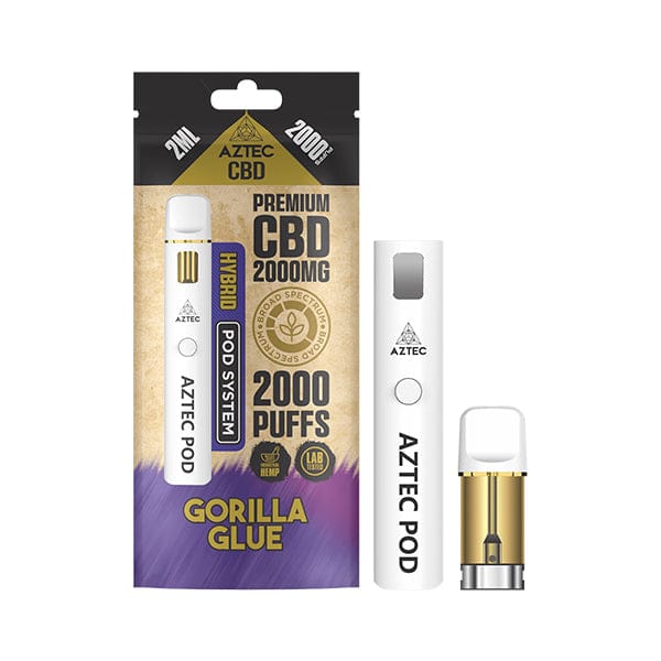 2000mg Aztec CBD 2000 Puffs Prefilled Pod Kit (Broad Spectrum CBD)