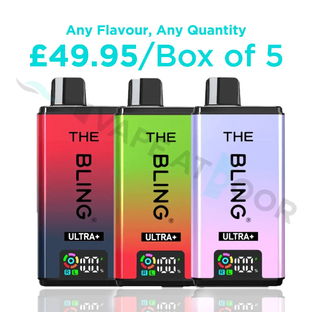 Bling Ultra Plus 30k Box of 5 Vape At Door