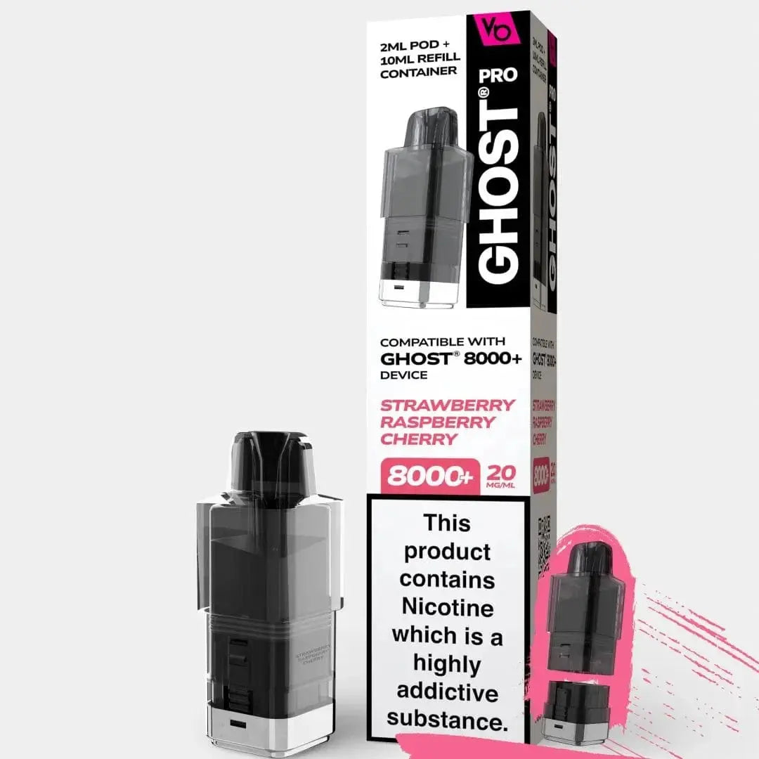 Vapes Bar Ghost Pro 8000+ Prefilled Replacement Pods Vape At Door