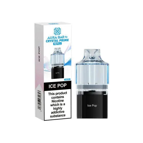Crystal Prime Aura bar 10k Replacement Prefilled Pods Vape At Door