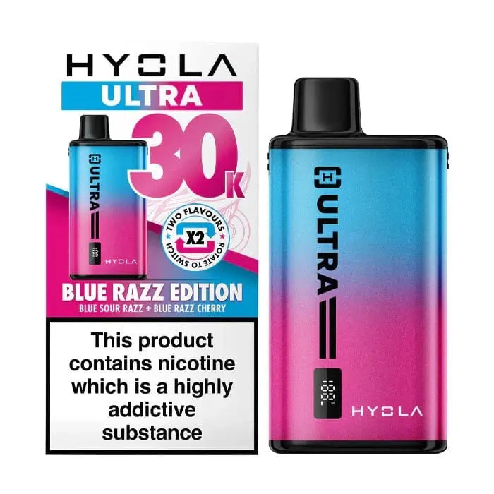 Hyola Ultra 30K Dual-Flavour Prefilled Pod Kit – 30,000 Puffs, LED Display & Mesh Coil Vape At Door