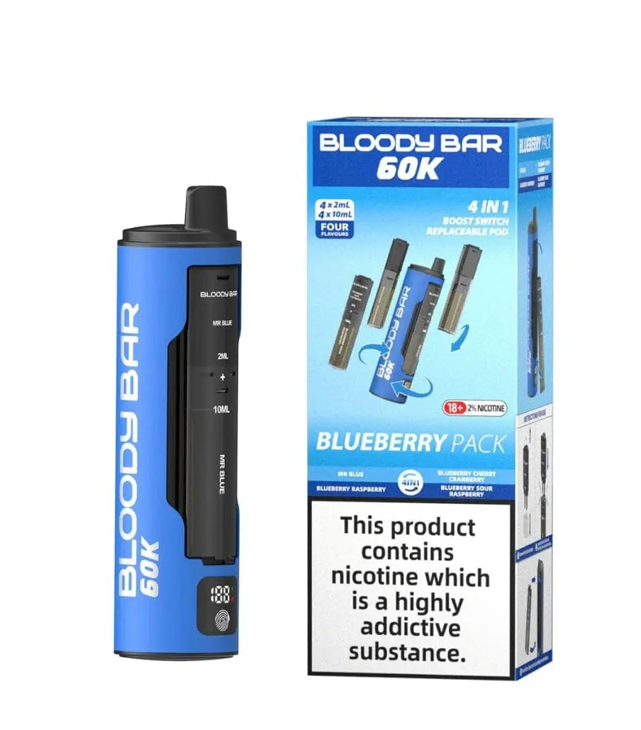 Bloody Bar 60K 4 in 1 Prefilled Pod Vape Kit Vape At Door