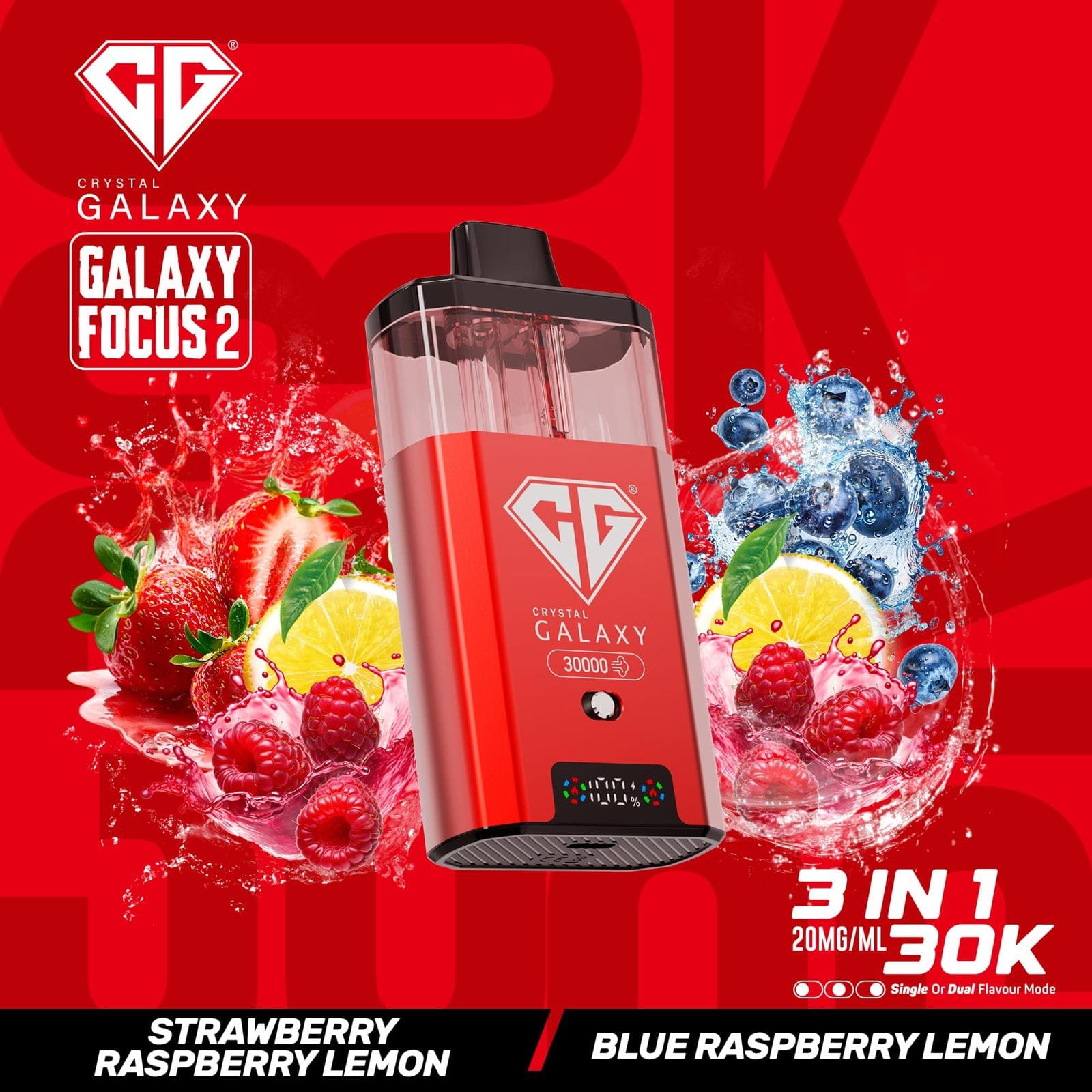 Crystal Galaxy Focus 2 30k Puffs Prefilled Pod Kit