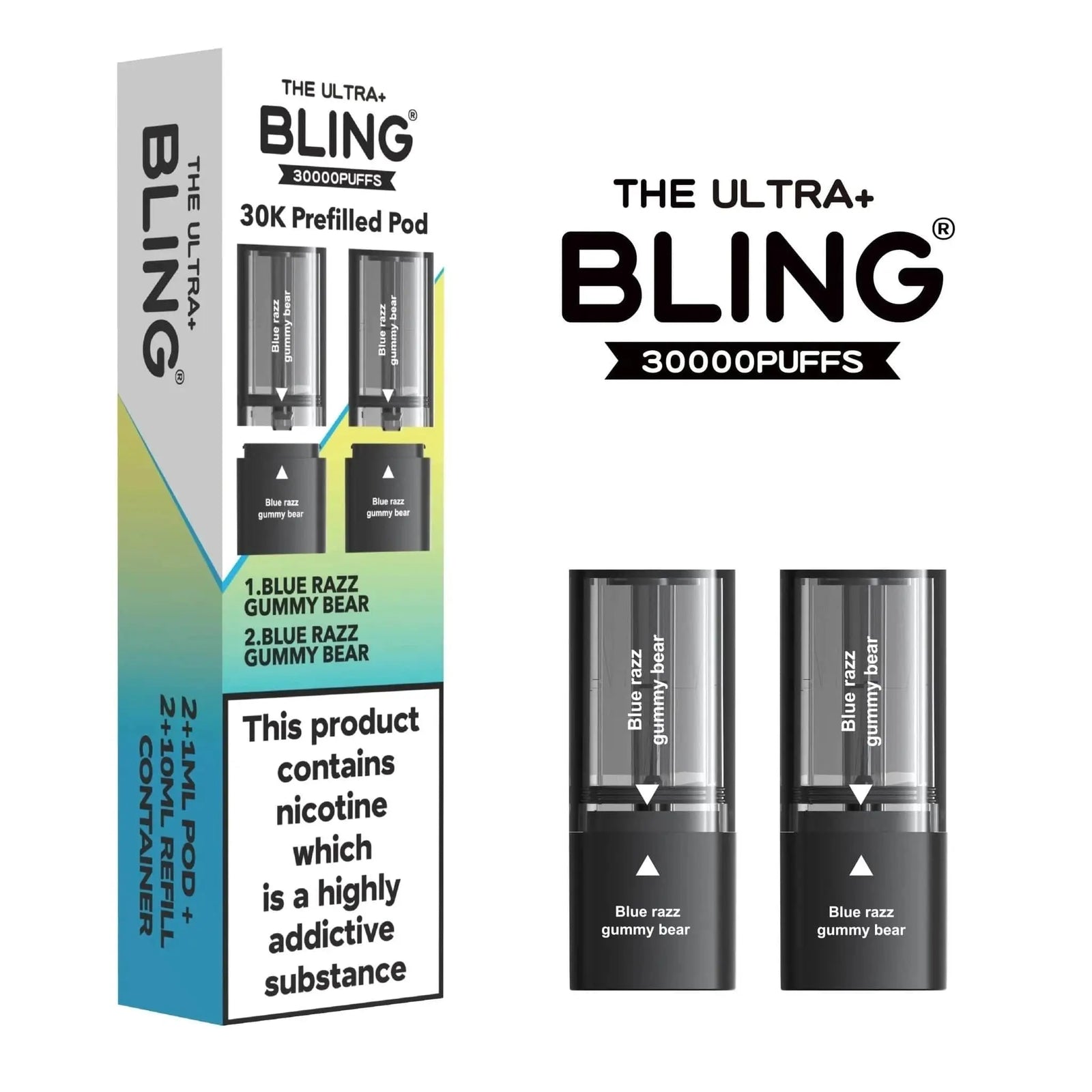 Bling Ultra Plus 30K Pods Box Of 5 Vape At Door