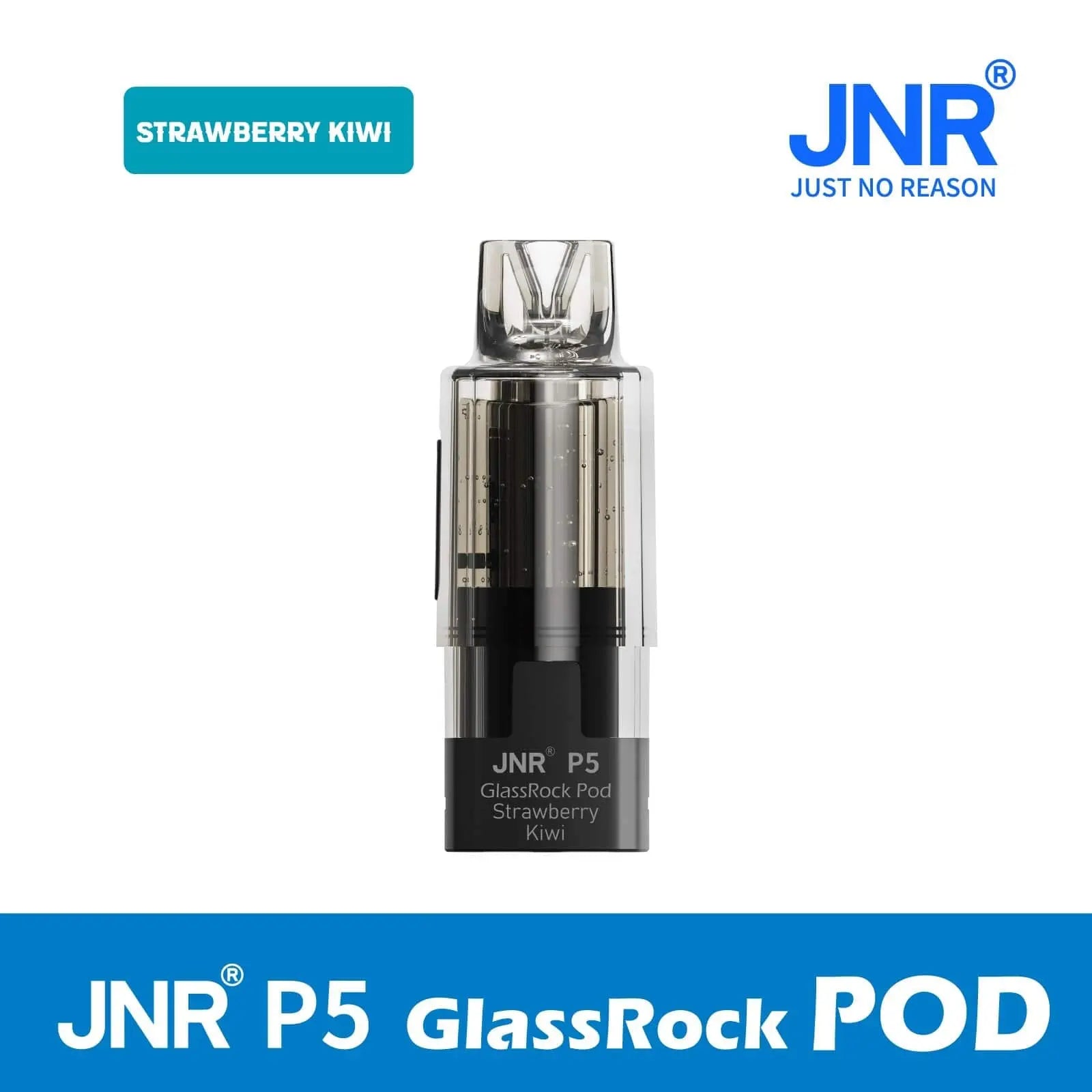 JNR P5 Glassrock Prefilled Pods with Refill Containers Vape At Door
