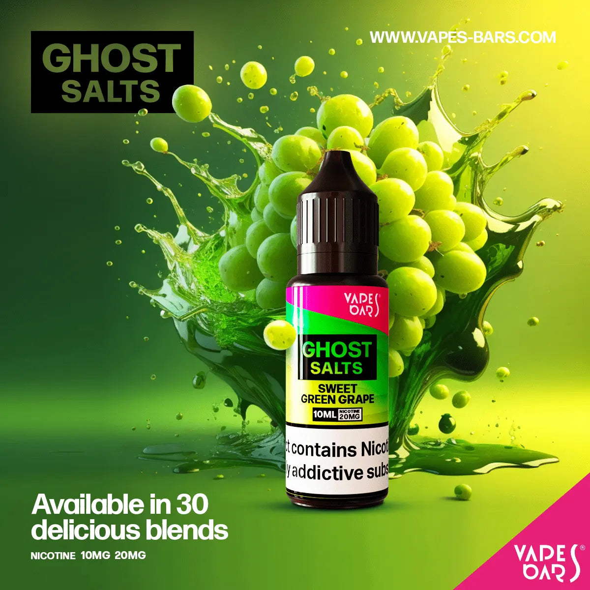VB Ghost Salts E-Liquid 10 and 20 mg in 10ml VB