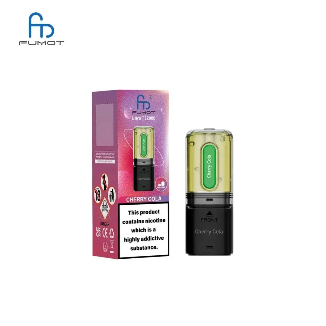 Fumot Ultra t32000 Replacement Pods & Refill Vape At Door