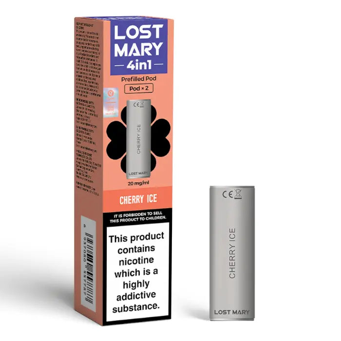 Lost Mary 4 in 1 Replacement Pods Cherry Ice