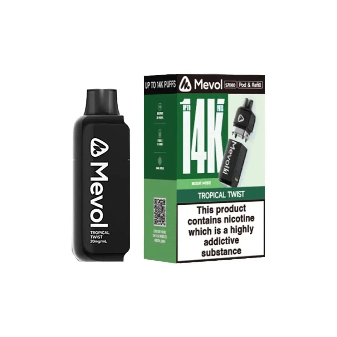 Mevol S7000 Replacement Prefilled Pods Vape At Door