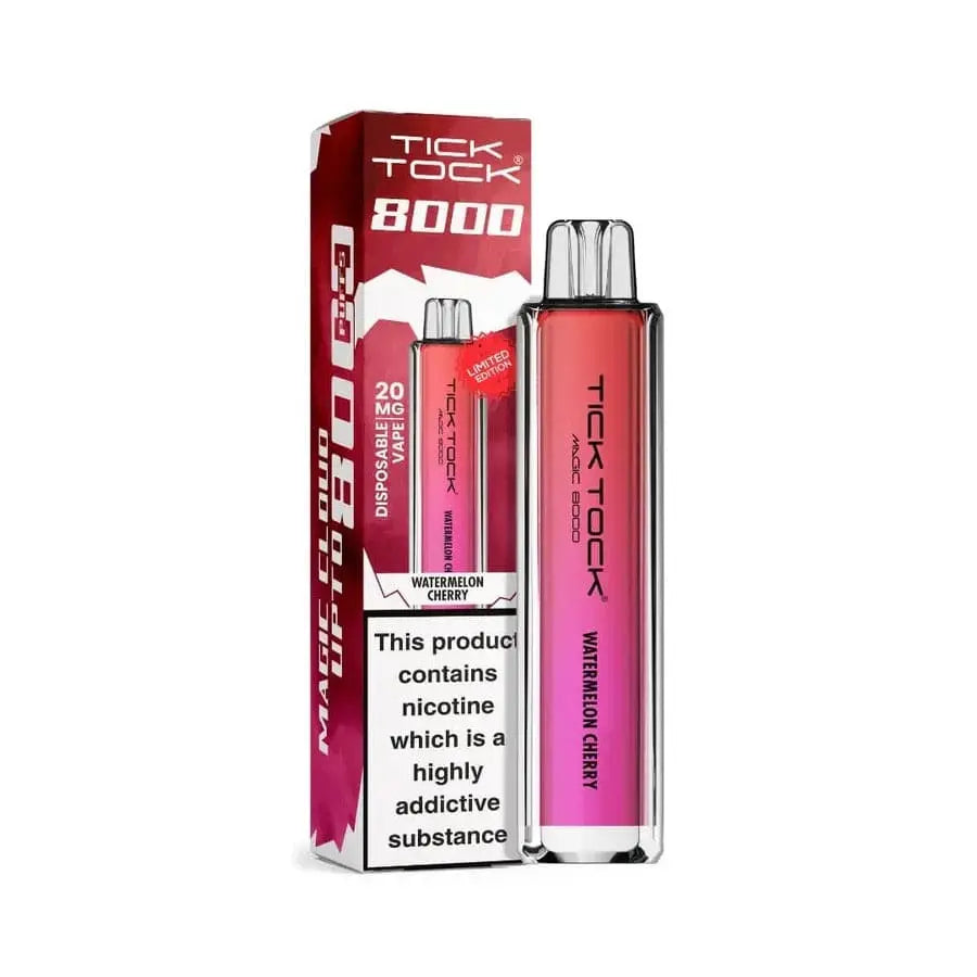 Tick Tock Magic 8000 Puffs WATERMELON CHERRY