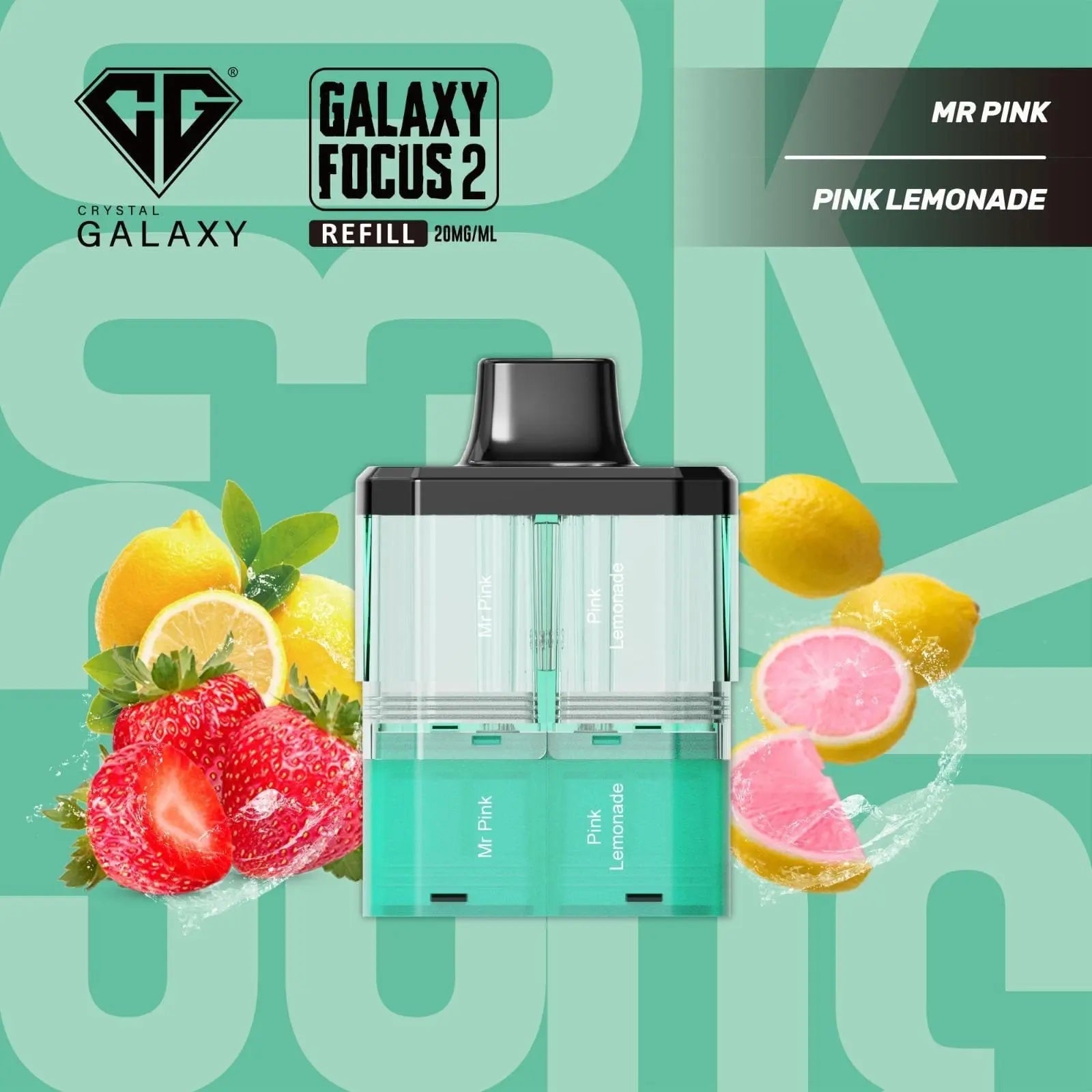 Crystal Galaxy Focus 2 30K Puffs Prefilled Replacement Pods Vape At Door