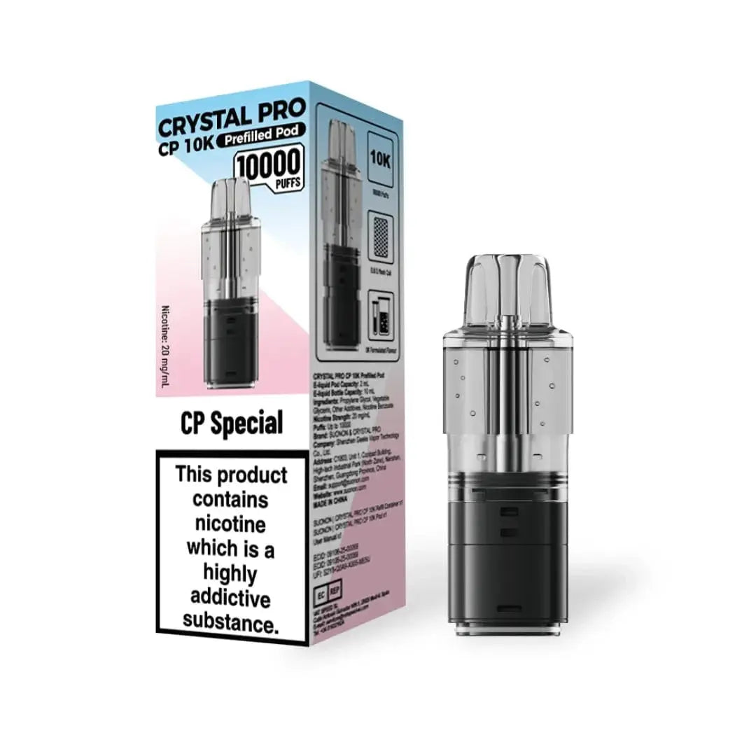 Crystal Pro CP 10K Prefilled Replacement Pods Vape At Door