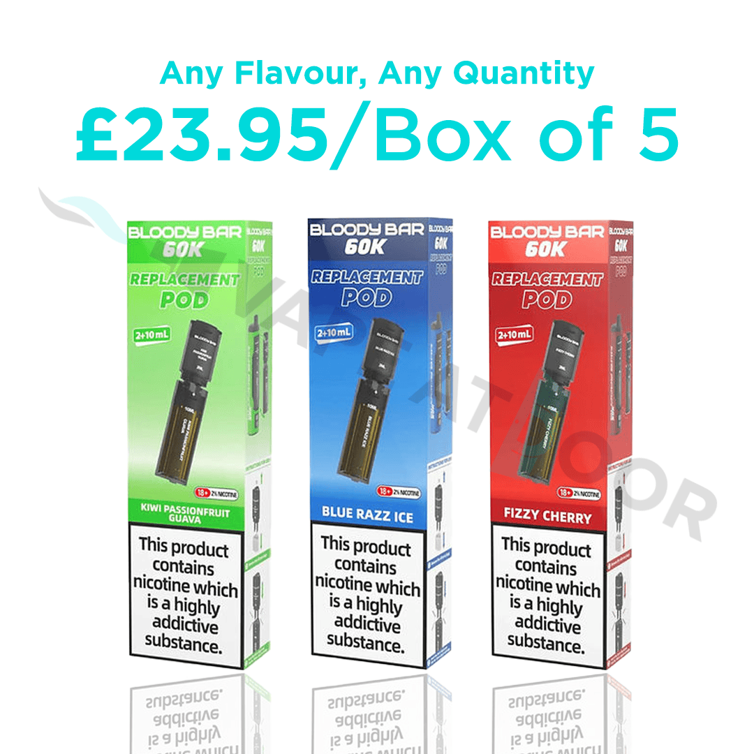 Bloody Bar 60K Prefilled Refill Pods Box Of 5