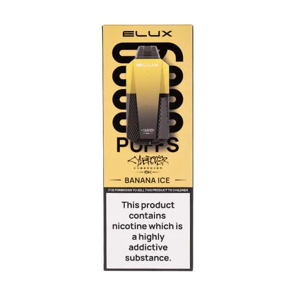Elux Cyberover 6k Puffs Banana Ice