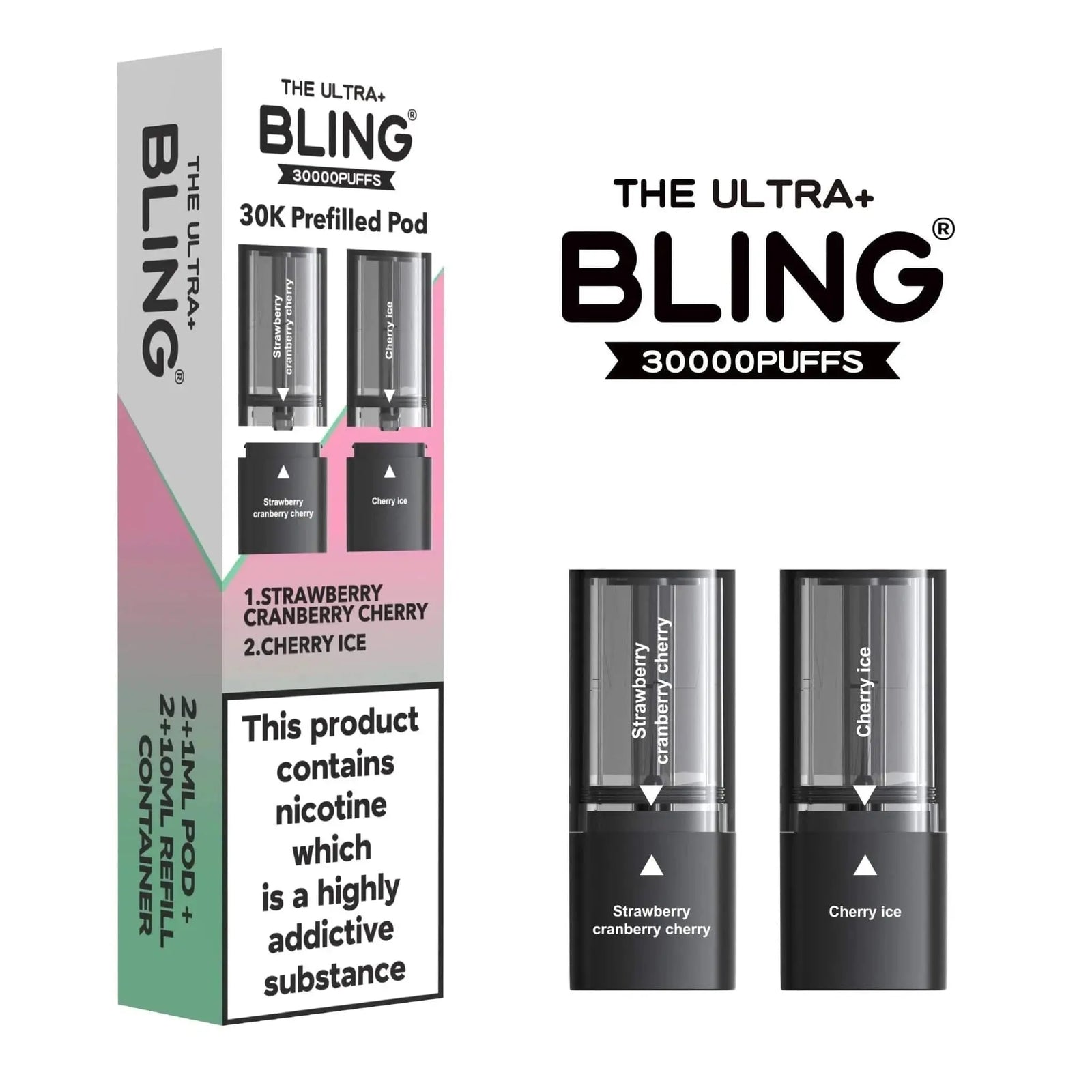 Bling Ultra Plus 30K Pods Box Of 5 Vape At Door