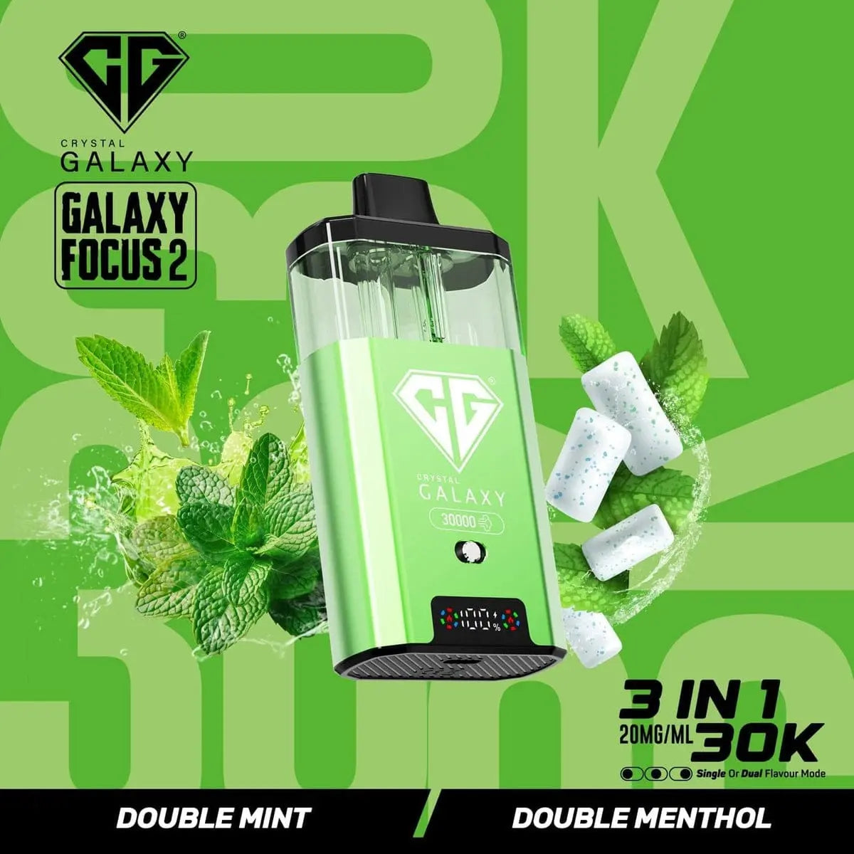 Box of 5 Crystal Galaxy Focus 2 30k 100% Authentic Vape At Door