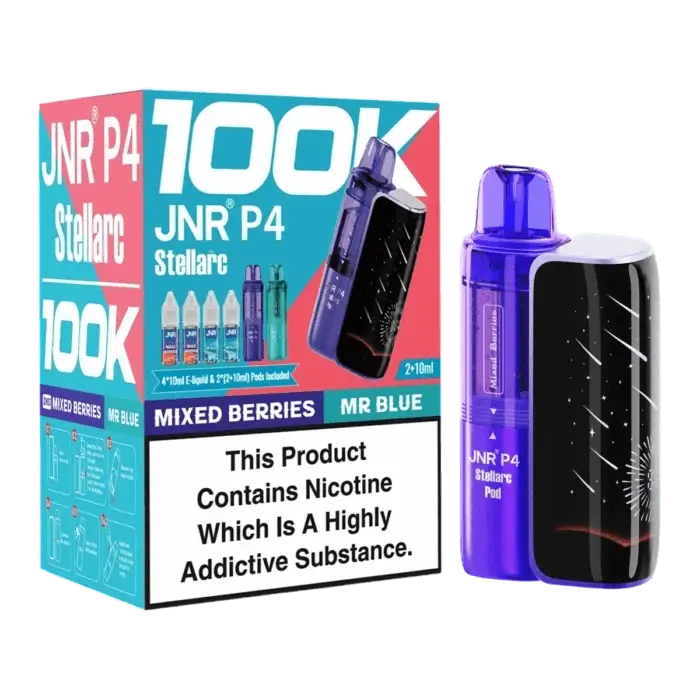 JNR P4 Stellarc 100k Refillable Vape Device Vape At Door