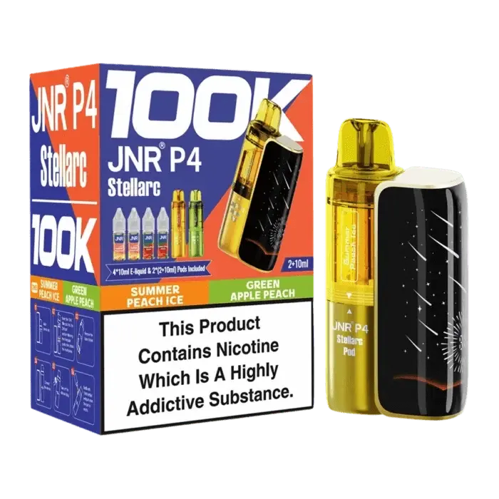 JNR P4 Stellarc 100k Refillable Vape Device Vape At Door