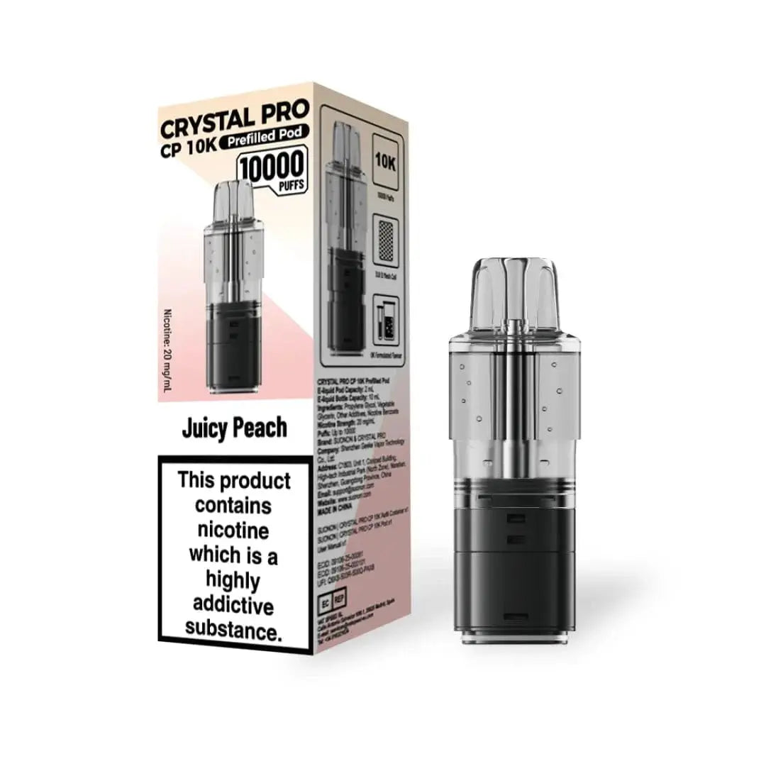 Crystal Pro CP 10K Prefilled Replacement Pods Vape At Door