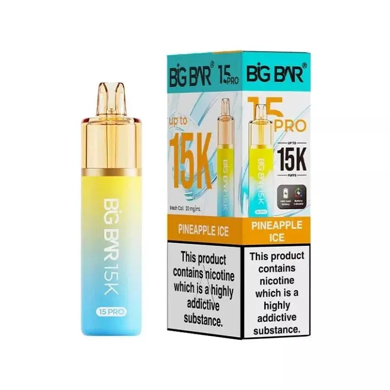 Big Bar Pro 15000 Prefilled Pod Kit Vape At Door