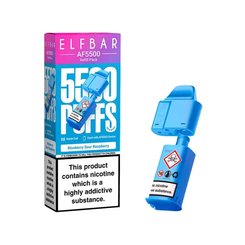 Elf Bar AF5500 Puffs Replacement Prefilled Pods ELF Bar
