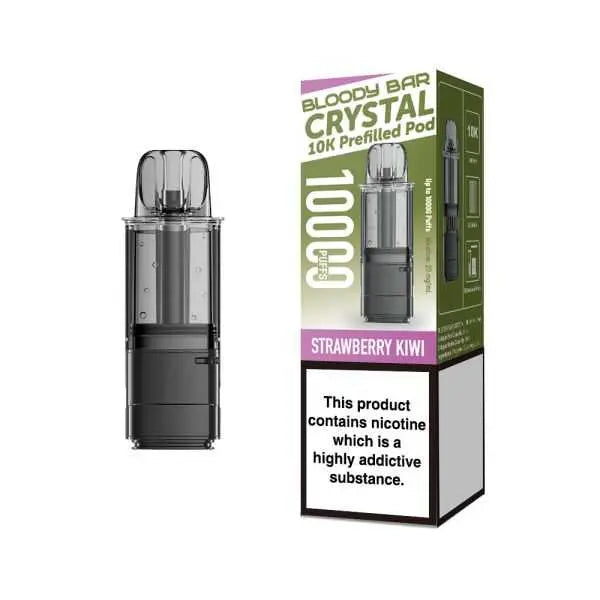 Bloody Bar Crystal 10k Replacement Prefilled Pods Vape At Door