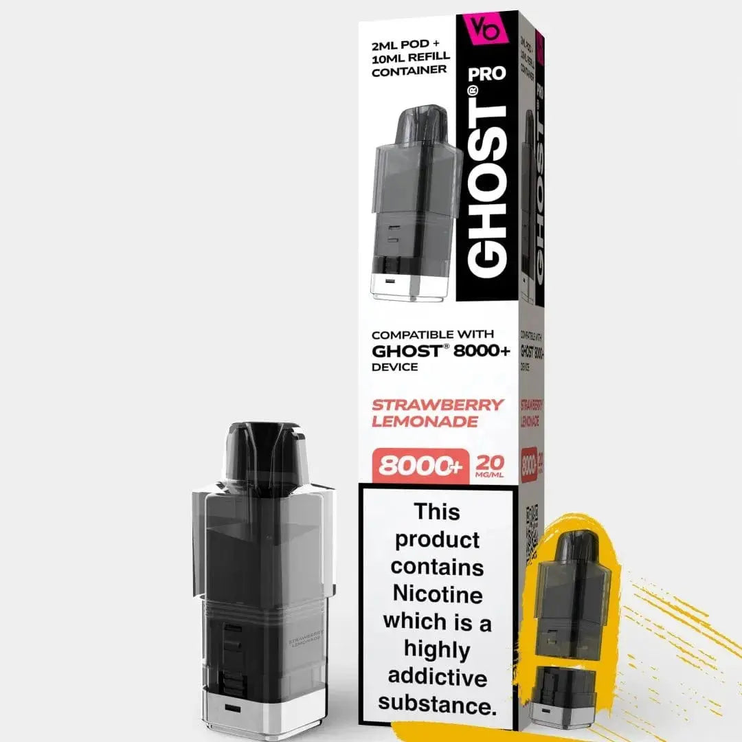 Vapes Bar Ghost Pro 8000+ Prefilled Replacement Pods Vape At Door