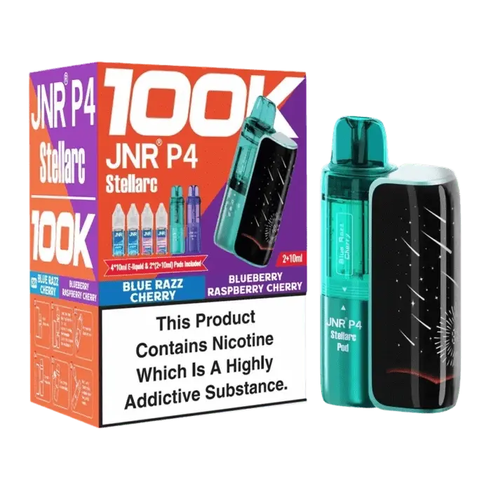 JNR P4 Stellarc 100k Refillable Vape Device Vape At Door