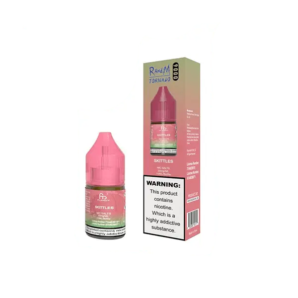 RandM Tornado 9000 Nic Salts E-
Liquid 20mg RandM