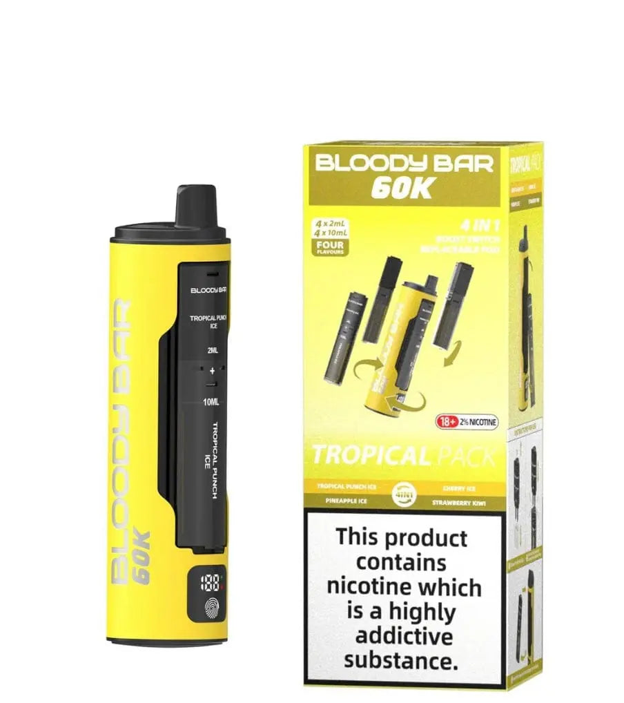 Bloody Bar 60K 4 in 1 Prefilled Pod Vape Kit Vape At Door