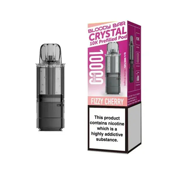 Bloody Bar Crystal 10k Replacement Prefilled Pods Vape At Door