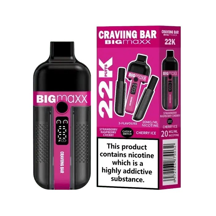 Craving Bar Big Maxx 22k Prefilled Pod Vape Kit Vape At Door