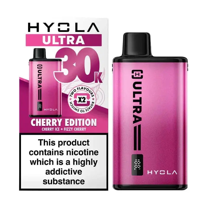Hyola Ultra 30K Dual-Flavour Prefilled Pod Kit – 30,000 Puffs, LED Display & Mesh Coil Vape At Door