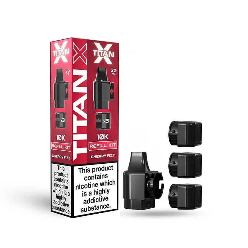 Titan X 10K Replacement Prefilled Pods Vape At Door