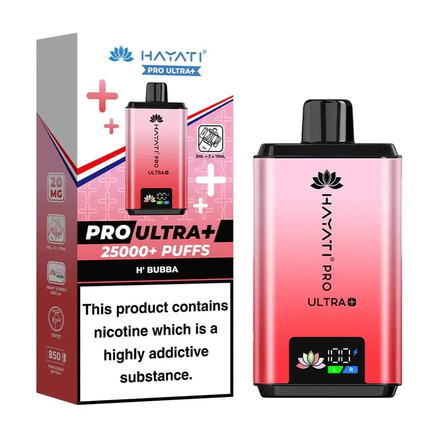 Hayati Pro Ultra Plus 25000 (25k Bar) Prefilled Pod Kit (Review, Price & Specs)