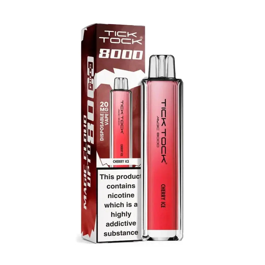 CHERRY ICE Tick Tock Magic 8000 Puffs
