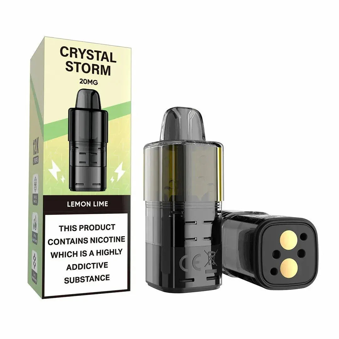 Crystal Storm 12K Puffs Prefilled Replacement Pods Vape At Door