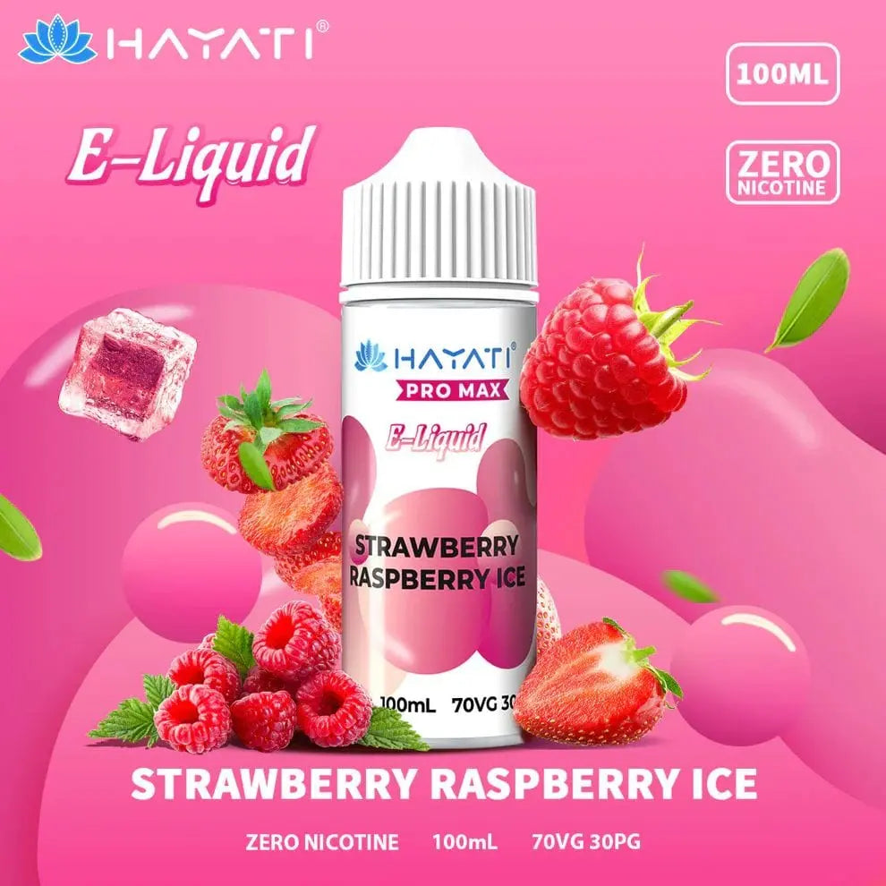 Hayati Pro Max 100ml Shortfill E-Liquid 0mg Vape At Door