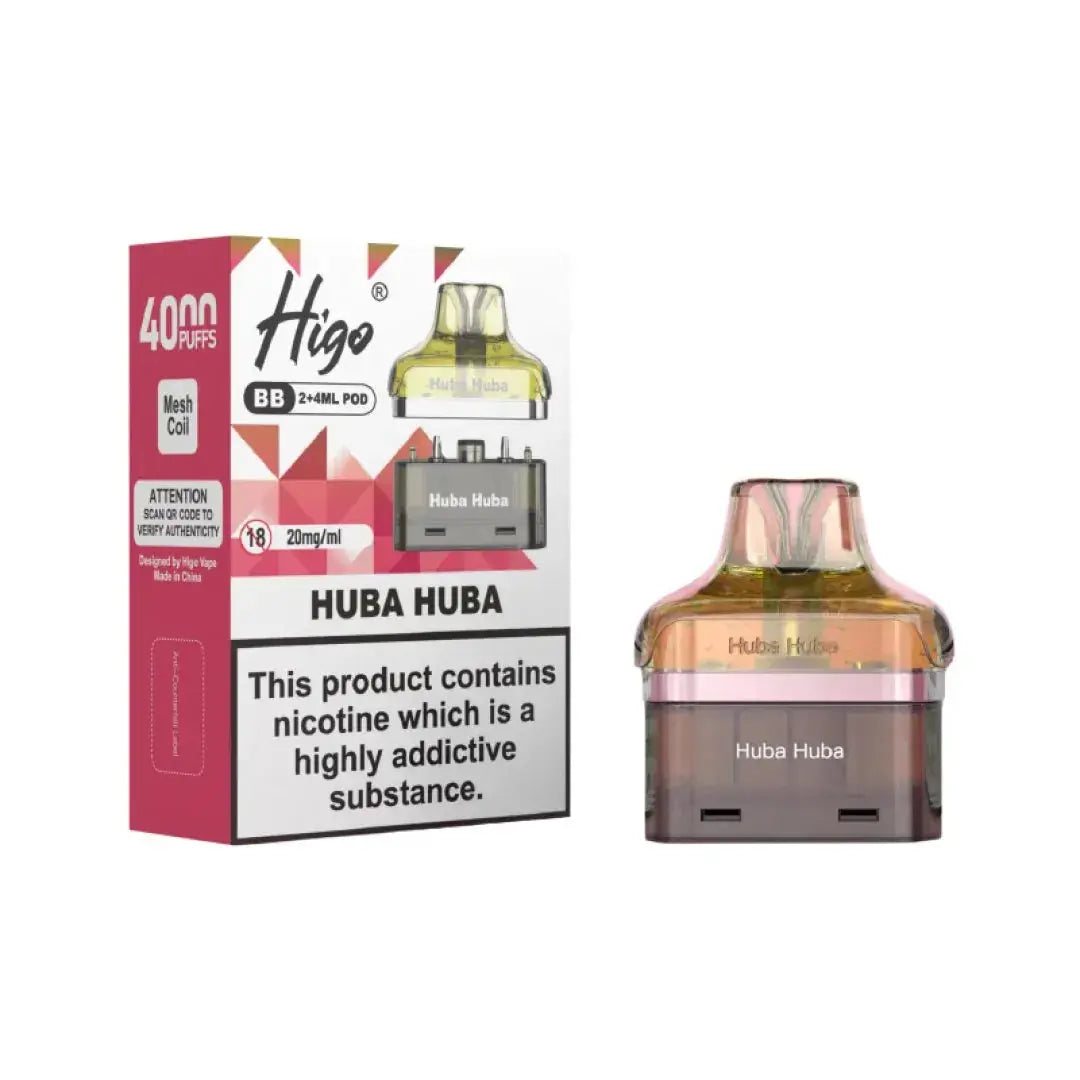 Crystal Higo BB 4000 Replacement Refill Pods Vape At Door