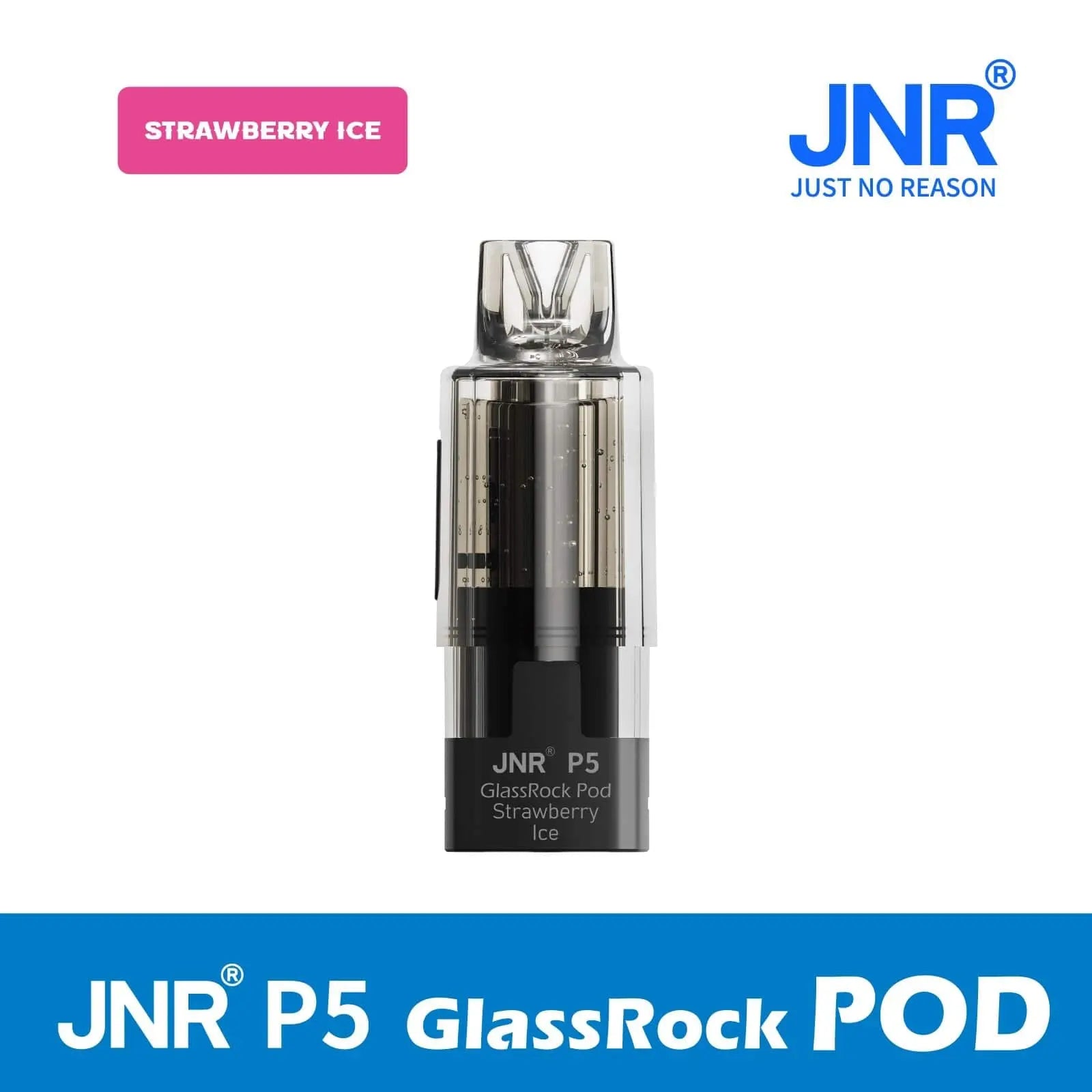 JNR P5 Glassrock Prefilled Pods with Refill Containers Vape At Door