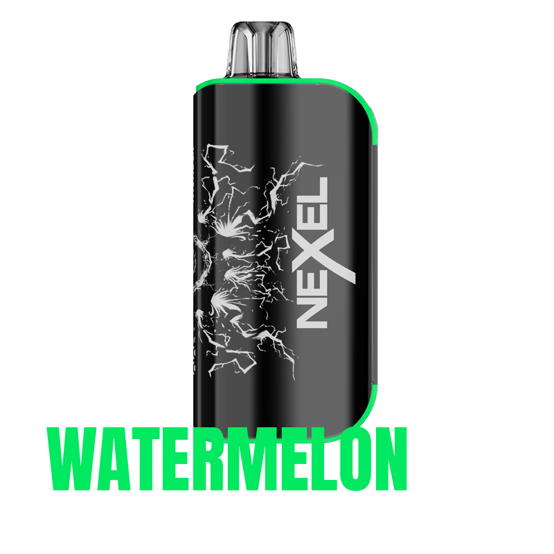 Nexel vape device with 'Watermelon' text on a white background