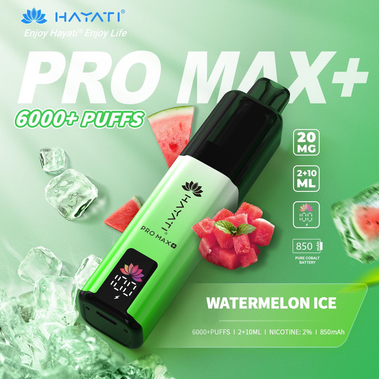 Box of 5 Hayati Pro Max Plus 6000 100% Authentic