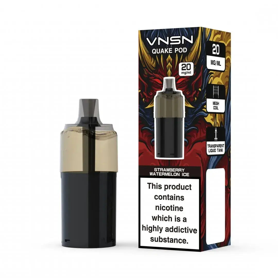 VNSN Quake 10000 Puffs Refill Pods Vape At Door