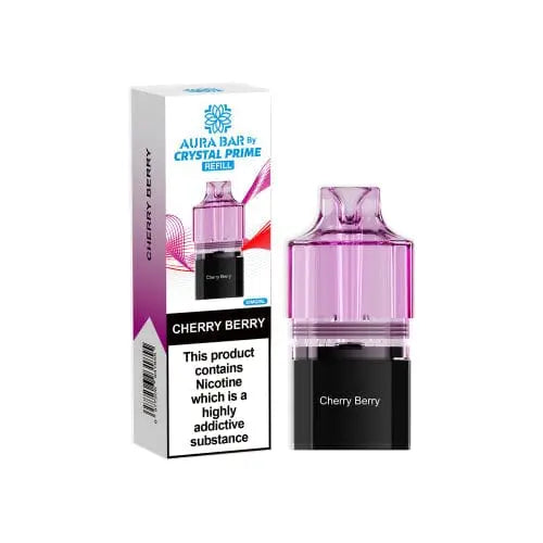 Crystal Prime Aura bar 10k Replacement Prefilled Pods Vape At Door