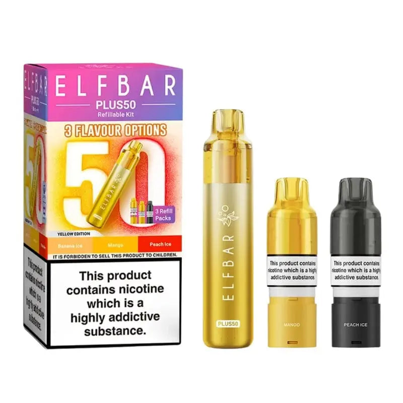 ElfBar Plus50 50k Prefilled Pod Vape Kit Vape At Door