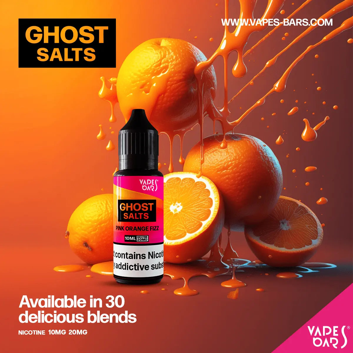 VB Ghost Salts E-Liquid 10 and 20 mg in 10ml VB