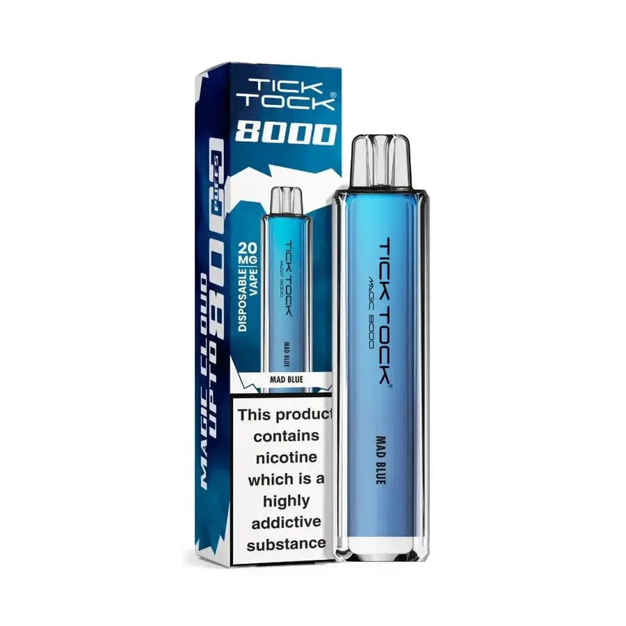 MAD BLUE Tick Tock Magic 8000 Puffs