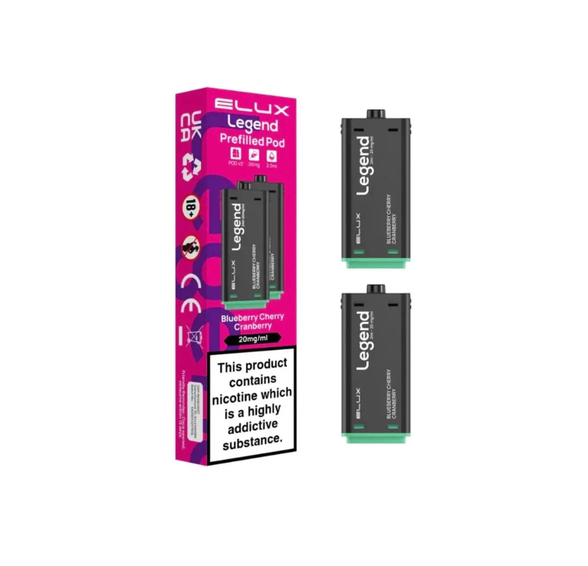 Elux Legend 1500 Puffs 2 in 1 Refill Pods Elux