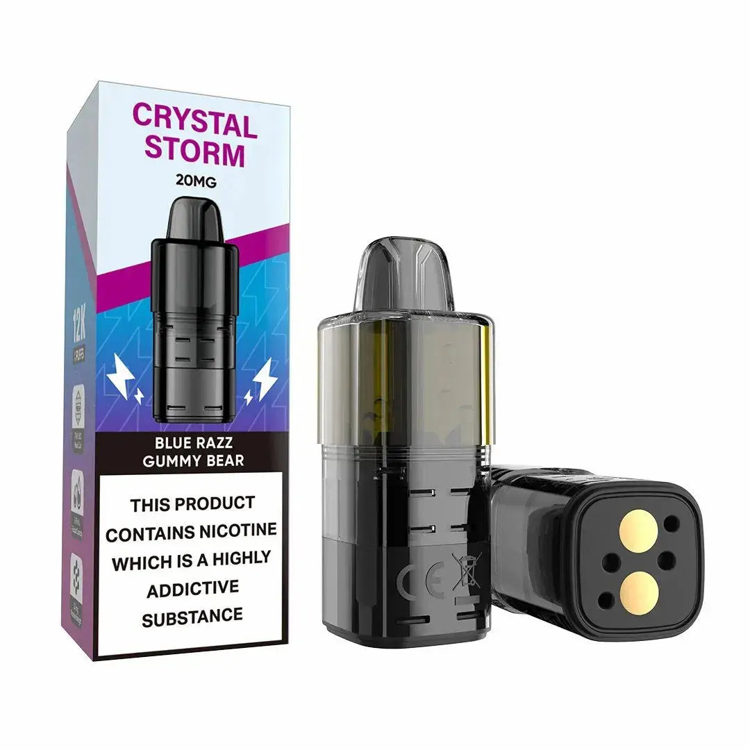 Crystal Storm 12K Puffs Prefilled Replacement Pods Vape At Door