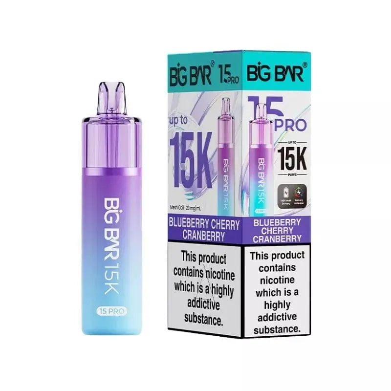 Big Bar Pro 15000 Prefilled Pod Kit Vape At Door